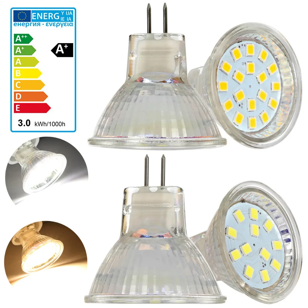 

Cool/Warm White MR11 GU4 Led Spotlight 3W 5W 2835 SMD LED Lamp Bulb Energy Saving Led Spot Light Bulb AC/DC 12-30V