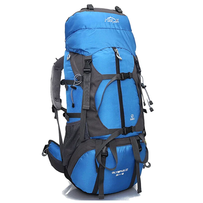 65L Camping Bags Waterproof Outdoor Sport Hiking Trekking Travel Backpack Pack Mountaineering Knapsack with Rain Cover
65L Camping Bags Waterproof Outdoor Sport Hiking Trekking Travel Backpack Pack Mountaineering Knapsack with Rain Cover