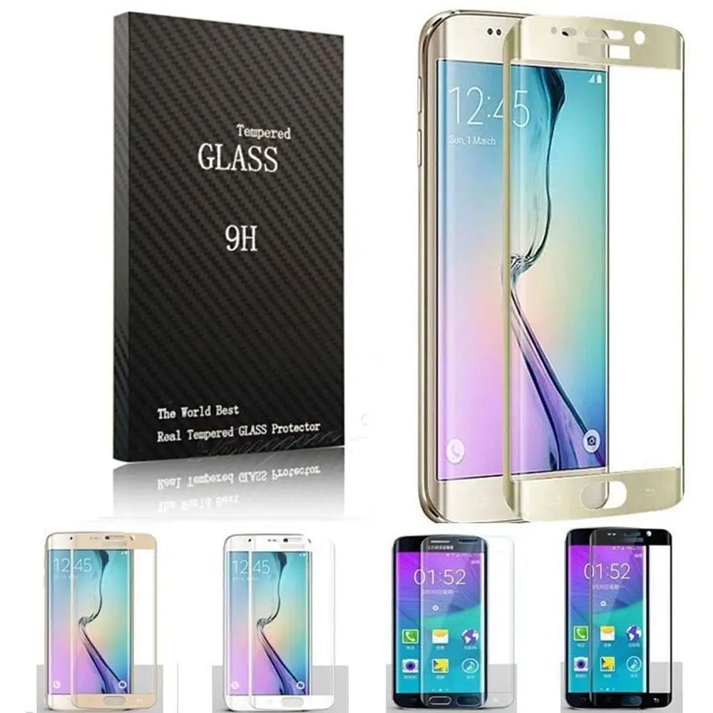 3D Curved Surface Full Screen Cover Explosion proof Color Tempered Glass Film 9H for font b