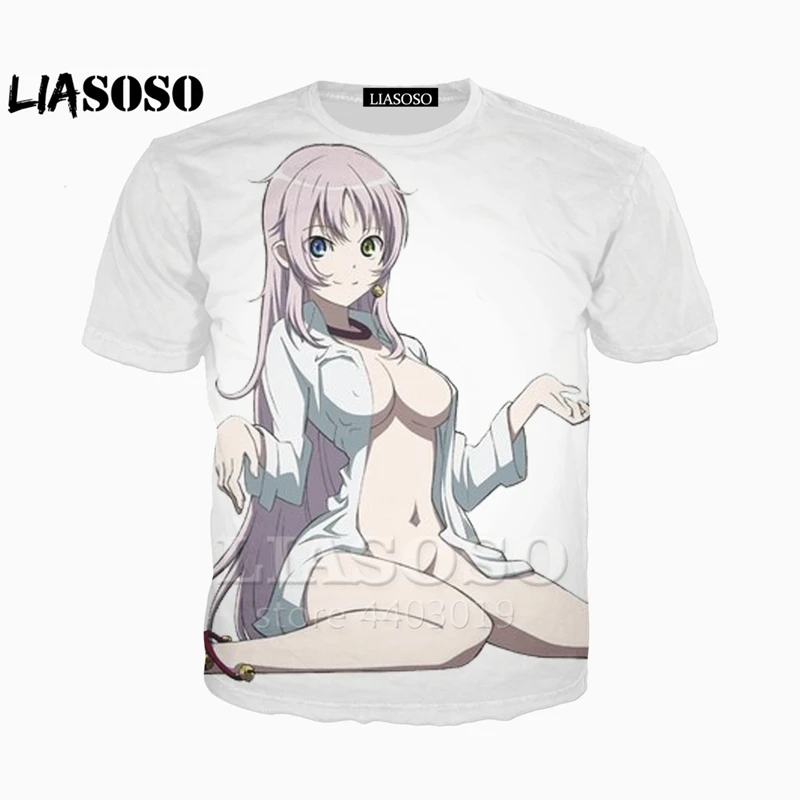 LIASOSO New Anime Neko Cat Girl T-shirt 3D Printed Unisex Clothing Good Quality Sexy Cartoon O Neck Tee Shirts Tshirt A052-15
LIASOSO New Anime Neko Cat Girl T-shirt 3D Printed Unisex Clothing Good Quality Sexy Cartoon O Neck Tee Shirts Tshirt A052-15