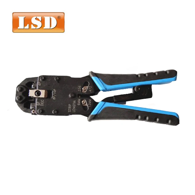 RJ45 crimping plier LT-200R modular crimping tool RJ10,RJ11,RJ12,RJ45 network tool professional cutting and stripping tool
RJ45 crimping plier LT-200R modular crimping tool RJ10,RJ11,RJ12,RJ45 network tool professional cutting and stripping tool