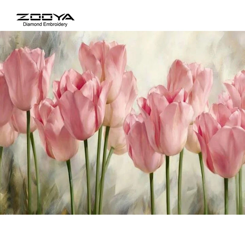 Pink Tulip Handwork Diamond Embroidery 3D DIY Needlework Diamond Painting Cross Stitch Floral 5D Rhinestones Mosaic Gift BJ294
Pink Tulip Handwork Diamond Embroidery 3D DIY Needlework Diamond Painting Cross Stitch Floral 5D Rhinestones Mosaic Gift BJ294