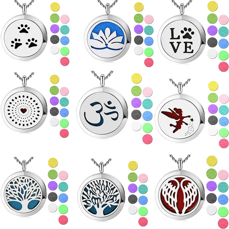 Aromatherapy Oils Stainless Steel 30mm Perfume Diffuser Locket Necklace With Free chain and Pads
Aromatherapy Oils Stainless Steel 30mm Perfume Diffuser Locket Necklace With Free chain and Pads