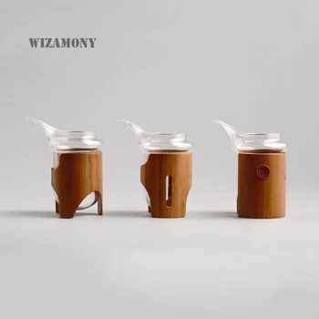 WIZAMONY Bamboo Tea Infuser Filter Colander Strainer Hand Made Crafts Novelty Tea Tool Kung Fu Tea Accessory High Quality
WIZAMONY Bamboo Tea Infuser Filter Colander Strainer Hand Made Crafts Novelty Tea Tool Kung Fu Tea Accessory High Quality