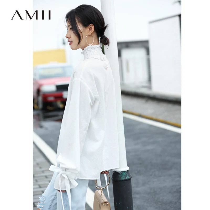 Amii Minimalist Women 2019 Autumn Blouse Chic High Quality Original Design Ruffled Top Female Blouses Shirts
Amii Minimalist Women 2019 Autumn Blouse Chic High Quality Original Design Ruffled Top Female Blouses Shirts