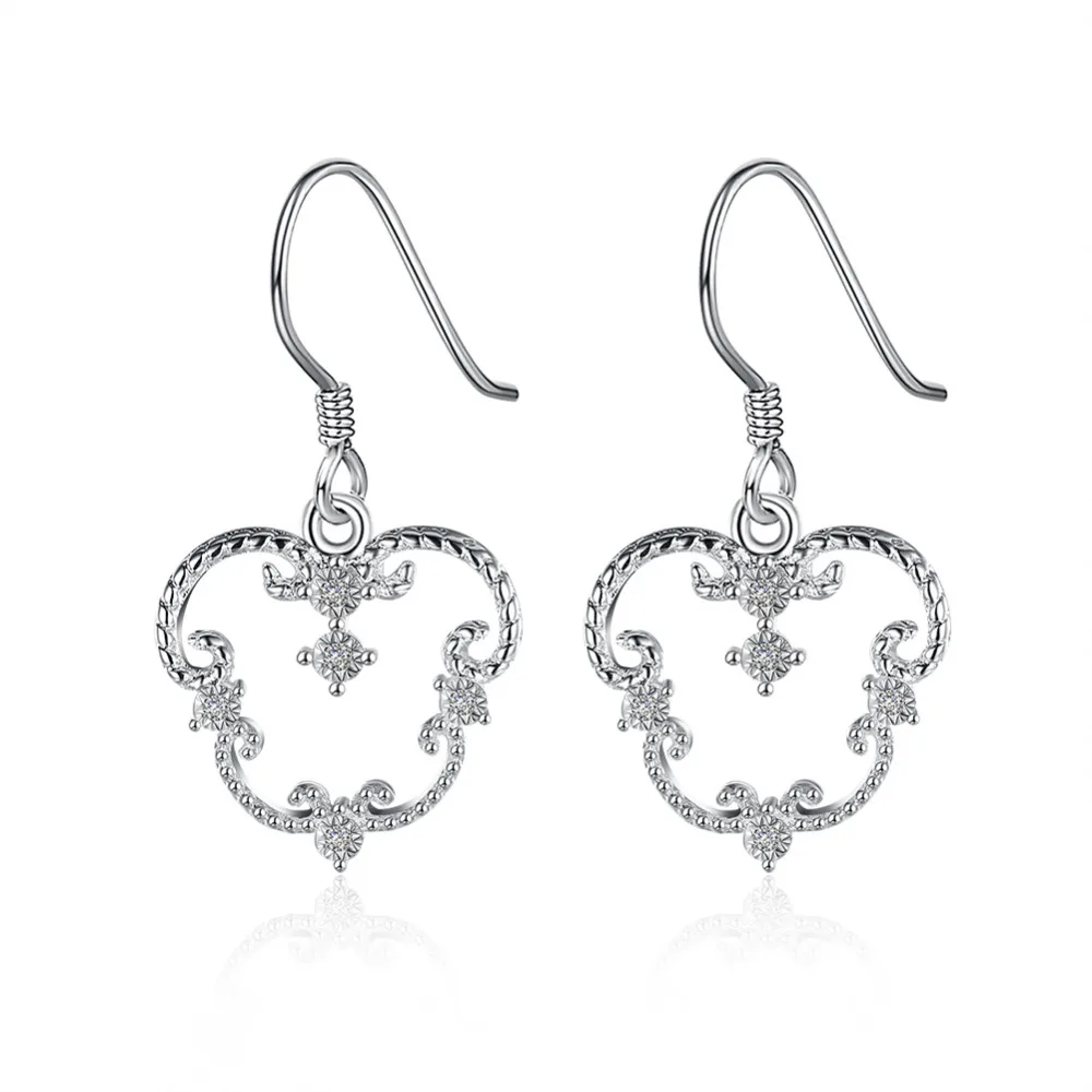 925sterling silver cute hollow double sweet heart with butterfly earring drop of hook women fine fashion trendy jewerly
925sterling silver cute hollow double sweet heart with butterfly earring drop of hook women fine fashion trendy jewerly