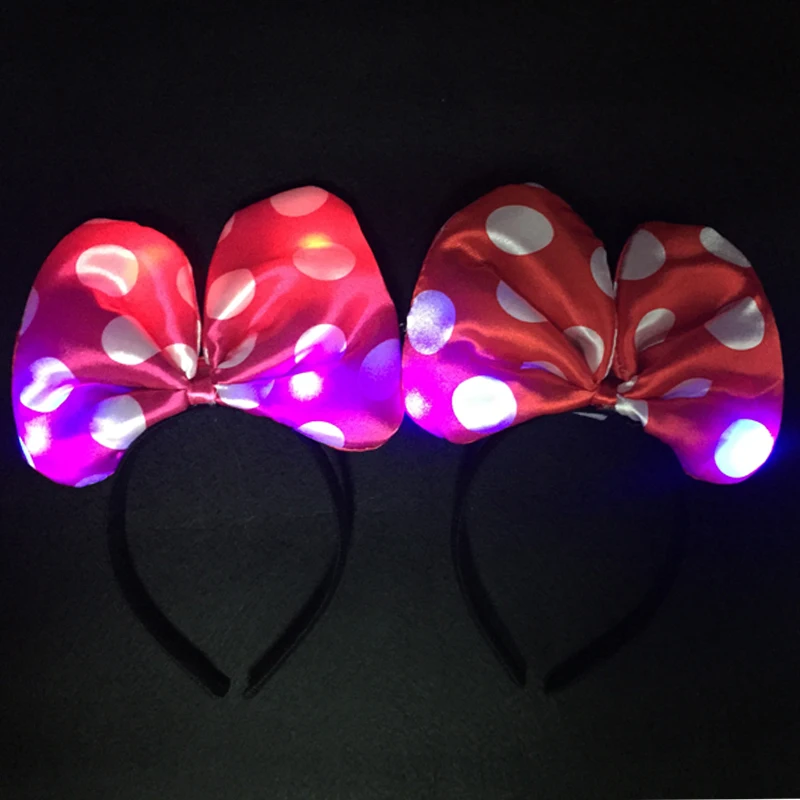 10pcs/lot LED Bowknot Headband Toy Birthday Party Supplies Glow Colorful Dots Headwear Toy Cartoon Light Flashing Bow Hair Band
10pcs/lot LED Bowknot Headband Toy Birthday Party Supplies Glow Colorful Dots Headwear Toy Cartoon Light Flashing Bow Hair Band