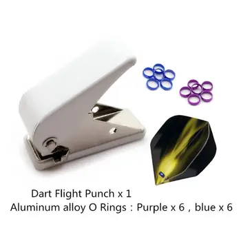Universal 1 Set Metal Dart Flight Hole Puncher and O Rings Hold the Shaft Dart Tool Accessories Random Color
Universal 1 Set Metal Dart Flight Hole Puncher and O Rings Hold the Shaft Dart Tool Accessories Random Color