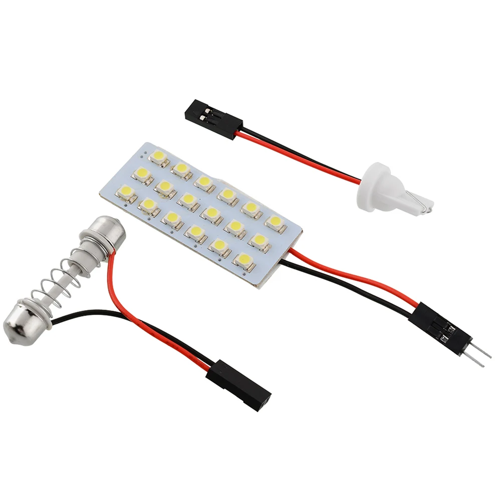 YSY 100Pcs White 18SMD 3528/1210 LED C5W Car Interior Reading Panel Light License Plate Dome Lamp Bulbs T10 + Festoon Adapters
YSY 100Pcs White 18SMD 3528/1210 LED C5W Car Interior Reading Panel Light License Plate Dome Lamp Bulbs T10 + Festoon Adapters