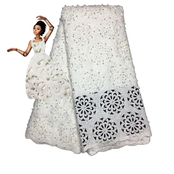 Wholesale !Lovely Korea Handcut Lace beaded African lace fabric with allover cutout holes stones for Bridesmaid dress FC17-TNC06
Wholesale !Lovely Korea Handcut Lace beaded African lace fabric with allover cutout holes stones for Bridesmaid dress FC17-TNC06