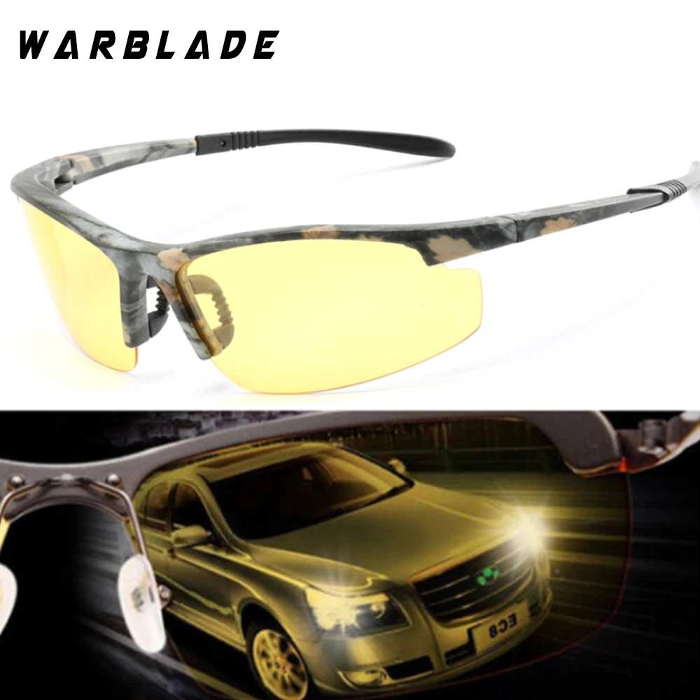 WarBLade 2018 New Night Vision Sunglasses Fashion Men HD Polarized Driving Glasses Rimeless Yellow Lens Goggles Gafas 1041
WarBLade 2018 New Night Vision Sunglasses Fashion Men HD Polarized Driving Glasses Rimeless Yellow Lens Goggles Gafas 1041