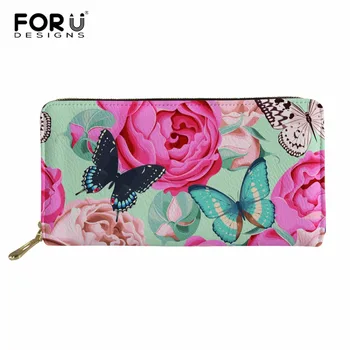 FORUDESIGNS Butterfly Women Wallets Long Cute Girl Purse with Card Holder Fashion Zipper Clutch Wallet Phone Key Card For Femme
FORUDESIGNS Butterfly Women Wallets Long Cute Girl Purse with Card Holder Fashion Zipper Clutch Wallet Phone Key Card For Femme