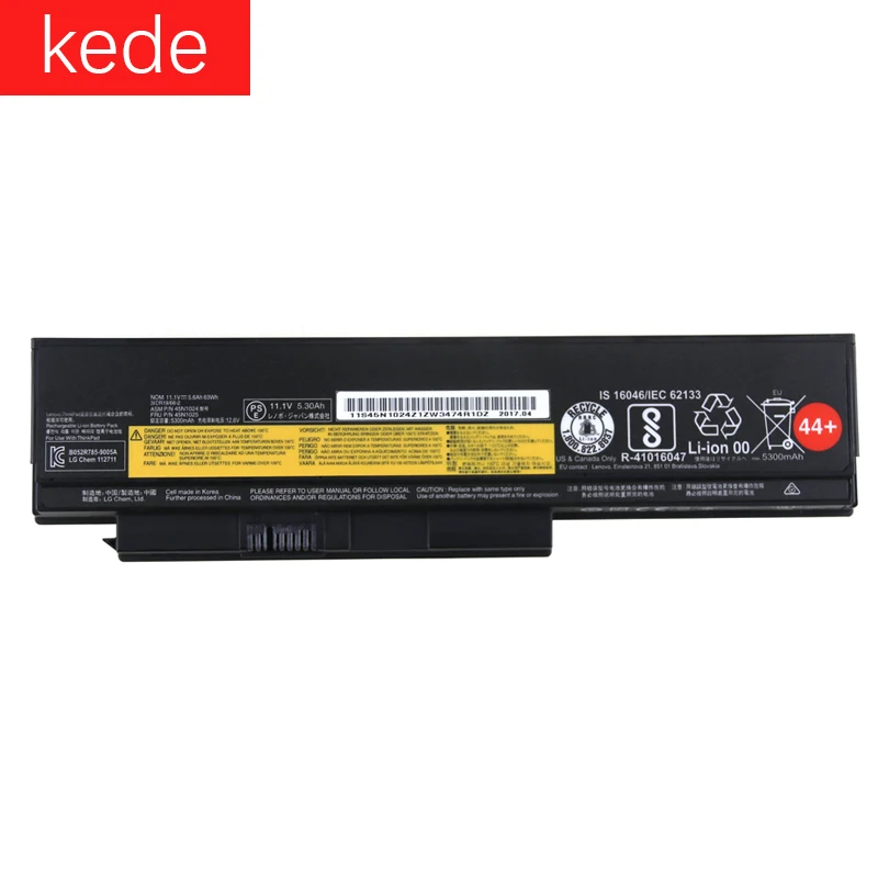 kede Laptop battery For Lenovo Thinkpad X220 X220I X220S X230 X230I 45N1172 45N1022 45N1024 45N1025 6 core high capacity
kede Laptop battery For Lenovo Thinkpad X220 X220I X220S X230 X230I 45N1172 45N1022 45N1024 45N1025 6 core high capacity