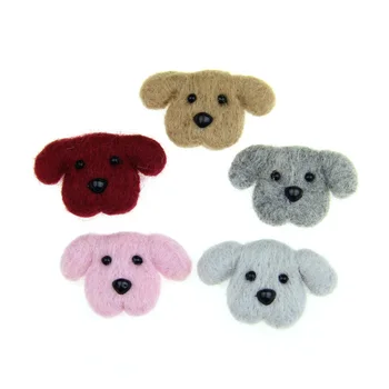 Min order 10pcs/lot cartoon cute pet dog heads shape color wool felt diy jewelry hair/garment/shoes decoration materials
Min order 10pcs/lot cartoon cute pet dog heads shape color wool felt diy jewelry hair/garment/shoes decoration materials