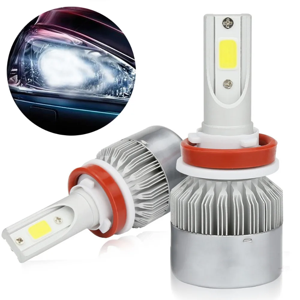 2pcs T2 H11 110W 26000LM LED 6000k Car LED Headlights Conversion Kit with COB LED Headlight Bulbs Waterproof LED Car Bulbs
2pcs T2 H11 110W 26000LM LED 6000k Car LED Headlights Conversion Kit with COB LED Headlight Bulbs Waterproof LED Car Bulbs