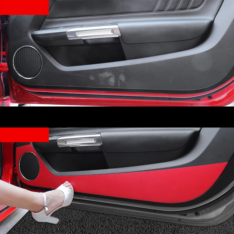 QHCP Car Door Side Anti-kick Sticker Carbon Fiber Anti-dirty Door Protective Film For Ford Mustang 2015 2016 2017 2018 2019 2020
QHCP Car Door Side Anti-kick Sticker Carbon Fiber Anti-dirty Door Protective Film For Ford Mustang 2015 2016 2017 2018 2019 2020