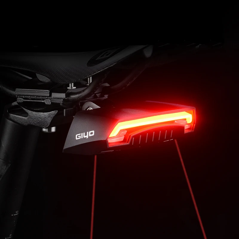 GIYO Laser Bike Taillight USB Rechargeable Wireless LED Cycling Rear Light 85 Lumen Remote Turn led Lantern For Bicycle Light
GIYO Laser Bike Taillight USB Rechargeable Wireless LED Cycling Rear Light 85 Lumen Remote Turn led Lantern For Bicycle Light
