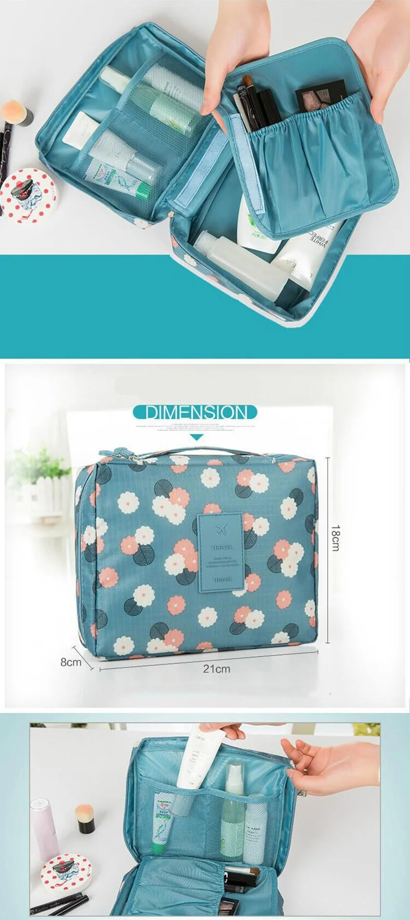 Women Cosmetic Bags Zipper Women Makeup Bag Beauty Case Make Up Organizer Toiletry Bag Kits Storage Travel Wash Pouch Girl Bolso (6)