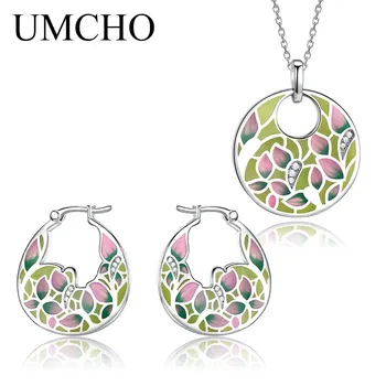 UMCHO 925 Sterling Silver Emerald Jewelry Sets for Women Gemstone Ring Pendant Necklace Women Wedding Party Gift Jewelry
UMCHO 925 Sterling Silver Emerald Jewelry Sets for Women Gemstone Ring Pendant Necklace Women Wedding Party Gift Jewelry