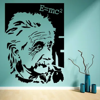 Famous Portrait Alber Einstein E=mc2 Vinyl Wall Sticker Art Sticker Home Decor Mural A-15
Famous Portrait Alber Einstein E=mc2 Vinyl Wall Sticker Art Sticker Home Decor Mural A-15