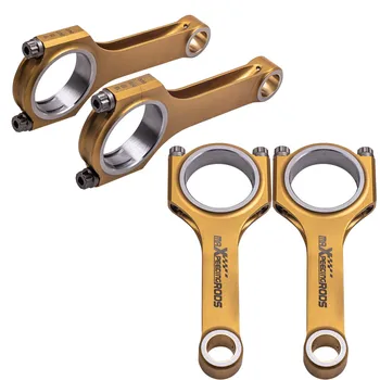 Titanize 143.7mm Connecting Rod For Peugeot 4007 2.4L 4B12 DOHC 16valve MIVEC I4 Conrods floating pin ARP2000 Bolts Bielle
Titanize 143.7mm Connecting Rod For Peugeot 4007 2.4L 4B12 DOHC 16valve MIVEC I4 Conrods floating pin ARP2000 Bolts Bielle