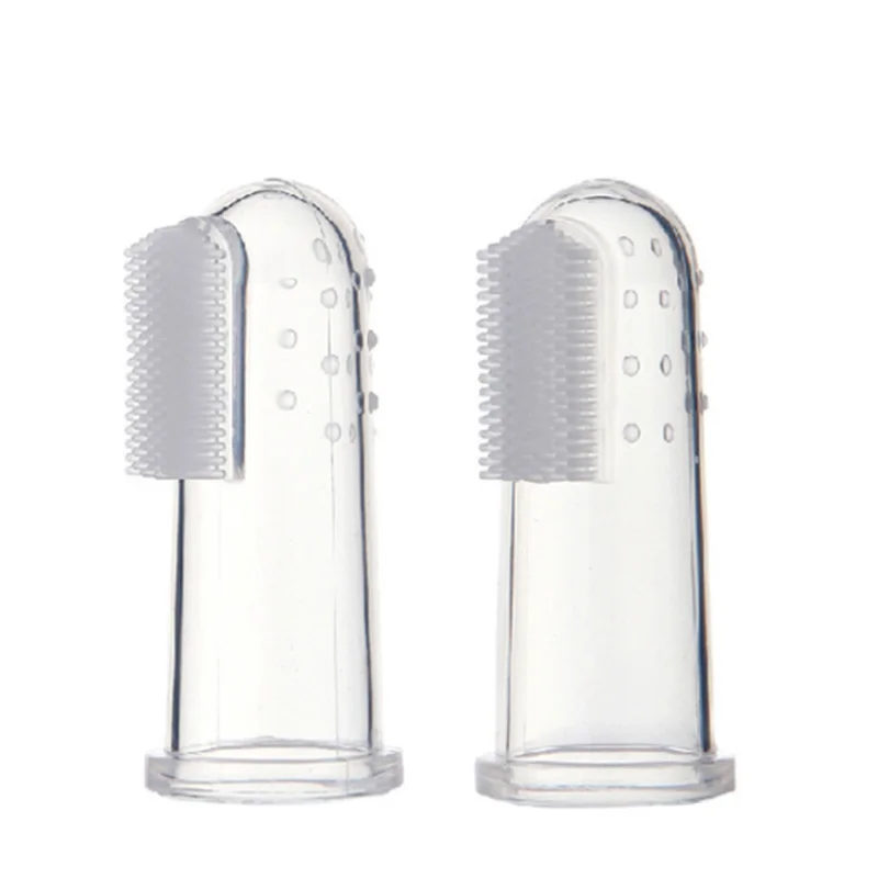 2 Pcs Finger Toothbrush Soft Silicone Safe Baby Kids Finger Toothbrush Gum Brush For Clear Massage
2 Pcs Finger Toothbrush Soft Silicone Safe Baby Kids Finger Toothbrush Gum Brush For Clear Massage
