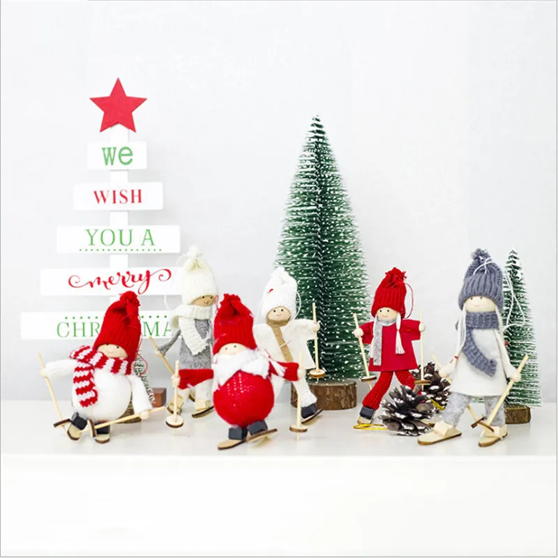 Creative Kawaii Christmas Ski Pendant Christmas Tree Decoration For Home Xmas Cute Doll Party Decoration Kids Gift
Creative Kawaii Christmas Ski Pendant Christmas Tree Decoration For Home Xmas Cute Doll Party Decoration Kids Gift