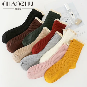 2018 Women Socks Autumn New Fashion Lace Socks Bamboo Solid Color Cute Women Fashion Lady Long Socks 1 Pair 
2018 Women Socks Autumn New Fashion Lace Socks Bamboo Solid Color Cute Women Fashion Lady Long Socks 1 Pair