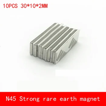 10PCS 30*10*2mm Double-sided adhesive tape N45 Strong magnetic force rare earth magnet permanent 30X10X2MM
10PCS 30*10*2mm Double-sided adhesive tape N45 Strong magnetic force rare earth magnet permanent 30X10X2MM