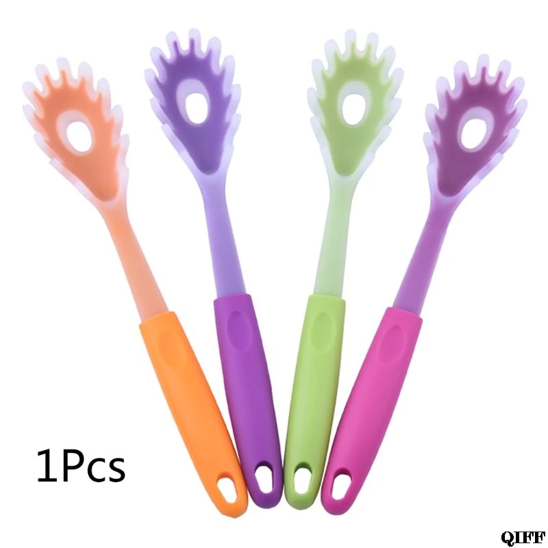 Practical Silicone Plastic Handle Spaghetti Pasta Noodle Spoon Scoop Colander Kitchen Cooking Gadget Tools Jun12
Practical Silicone Plastic Handle Spaghetti Pasta Noodle Spoon Scoop Colander Kitchen Cooking Gadget Tools Jun12