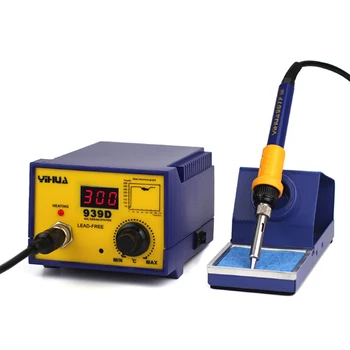 YIHUA 939D High Power Anti Static Electric Soldering Irons Thermostat Soldering Station Lead-free Solder Welding Machines Combo
YIHUA 939D High Power Anti Static Electric Soldering Irons Thermostat Soldering Station Lead-free Solder Welding Machines Combo