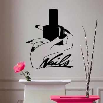 Wall Decal Livingroom Girls Bedroom Decor Nails Art Vinyl wall stickers Beauty Salon Manicure Removeable S1-010
Wall Decal Livingroom Girls Bedroom Decor Nails Art Vinyl wall stickers Beauty Salon Manicure Removeable S1-010