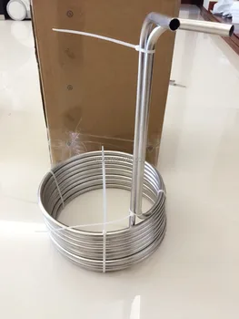 Super Efficient 3/8" x 25' food grade 304 stainless steel Wort Chiller beer cooling coil or malt juice cooler for homebrew
Super Efficient 3/8" x 25' food grade 304 stainless steel Wort Chiller beer cooling coil or malt juice cooler for homebrew