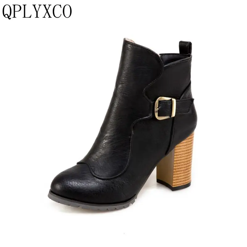QPLYXCO Sale New elegance Big Small Size 31-50 Winter warm ankle Boots shoes Women short plush Boots high hells T3-3
QPLYXCO Sale New elegance Big Small Size 31-50 Winter warm ankle Boots shoes Women short plush Boots high hells T3-3