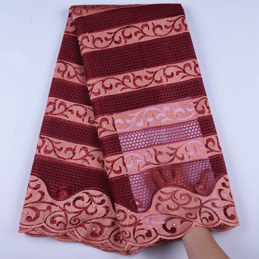 Latest African Lace Fabric 2019 High Quality Lace Wine Nigerian Net Lace Fabrics For Party French Lace Fabric Y1607
Latest African Lace Fabric 2019 High Quality Lace Wine Nigerian Net Lace Fabrics For Party French Lace Fabric Y1607