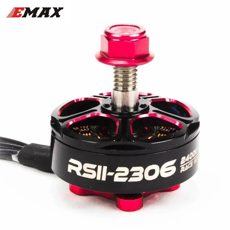 

EMAX RSII 2306 1600KV 1700KV 1900KV 2400KV 2600KV Race Spec 3-6S Brushless Motor For RC Models Multicopter Spare Part Accs