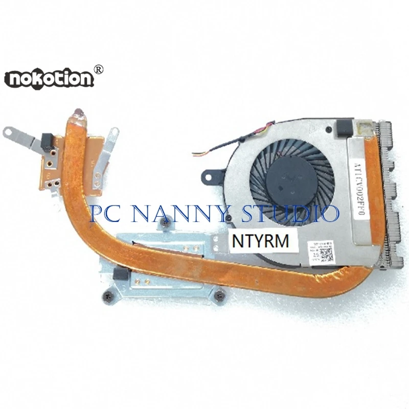 NOKOTION GENUINE for DELL Inspiron 5555 NTYRM 0NTYRM CPU HEATSINK WITH FAN FAST SHIPPING
NOKOTION GENUINE for DELL Inspiron 5555 NTYRM 0NTYRM CPU HEATSINK WITH FAN FAST SHIPPING