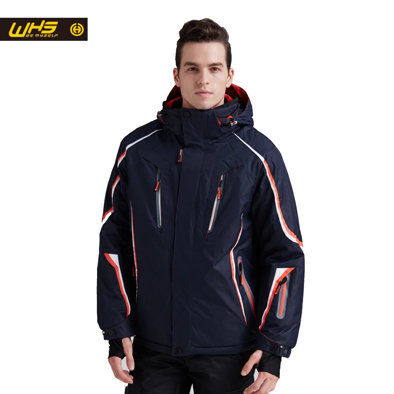 Image WHS 2016 New Ski Jackets men windproof warm coat  male waterproof  snowboard jacket teenagers Outdoor sport  suit winter