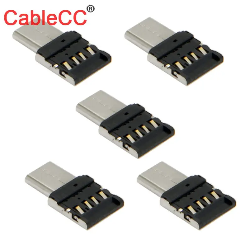 CableCC 5pcs USB-C Type-C Ultra Mini to USB 2.0 OTG Adapter for Cell Phone Tablet & USB Cable & Flash Disk
CableCC 5pcs USB-C Type-C Ultra Mini to USB 2.0 OTG Adapter for Cell Phone Tablet & USB Cable & Flash Disk