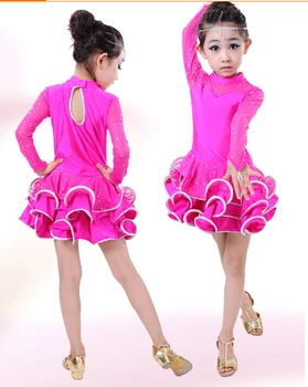 120-160cm hot rumba latin dance dress tango samba rosy black red yellow competition stage professional girl child dress costume
120-160cm hot rumba latin dance dress tango samba rosy black red yellow competition stage professional girl child dress costume