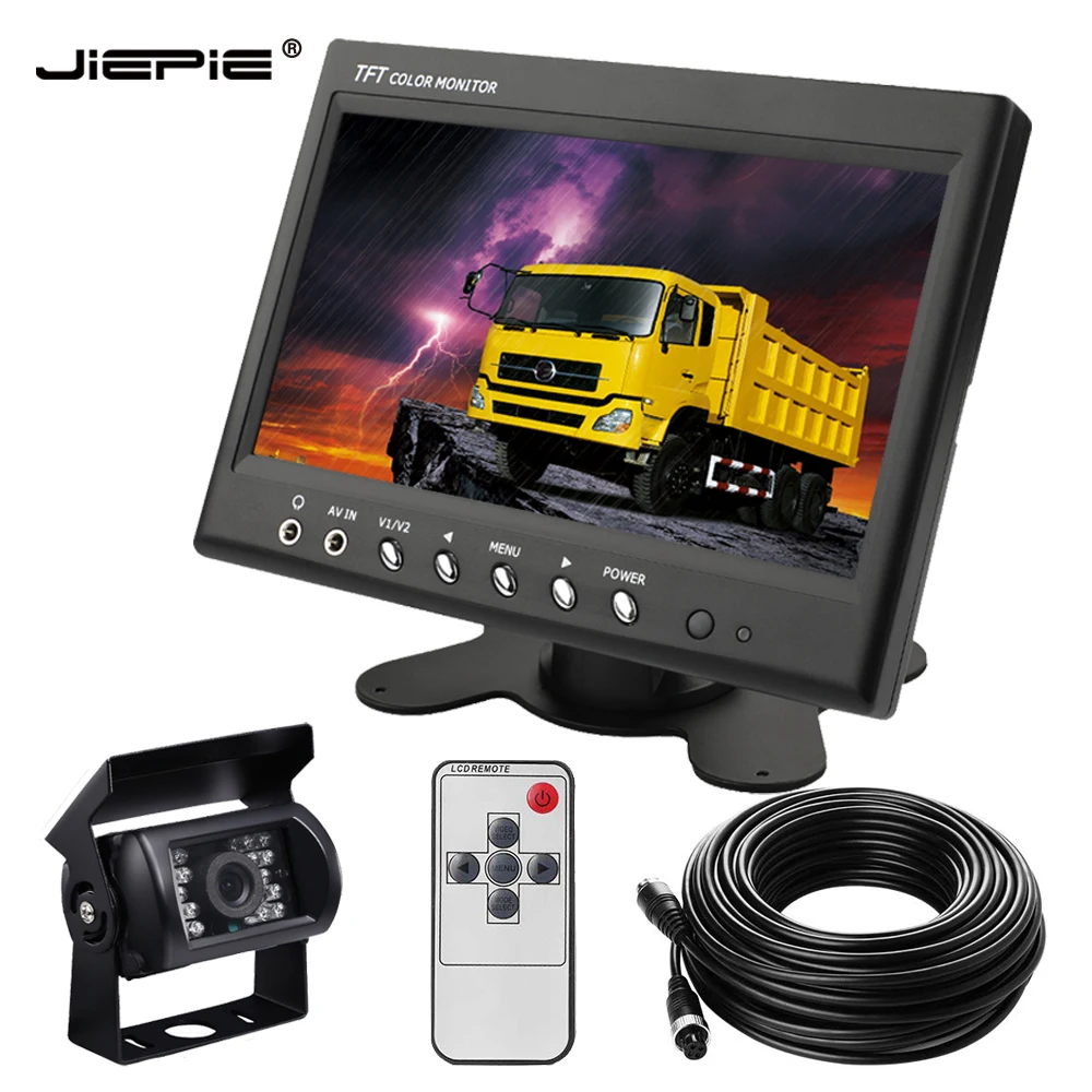 Vehicle Backup Camera Monitor System,Reversing Reverse Rear View Camera with 20M Aviation Cable+7 inch Car Monitor for bus truck
Vehicle Backup Camera Monitor System,Reversing Reverse Rear View Camera with 20M Aviation Cable+7 inch Car Monitor for bus truck
