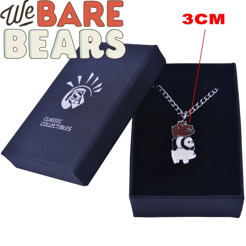 Anime TV Show we bare bears Alloy Necklace keychain with Box Cosplay Collection custume accessories
Anime TV Show we bare bears Alloy Necklace keychain with Box Cosplay Collection custume accessories