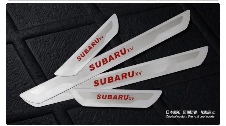 High quality stainless steel Ultra thin Scuff Plate/Door Sill Protector Sticker Car Styling For SUBARU XV
High quality stainless steel Ultra thin Scuff Plate/Door Sill Protector Sticker Car Styling For SUBARU XV
