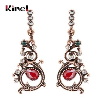 Kinel Turkish Jewelry Crystal Flower Earrings For Women Antique Gold Color Vintage Wedding Jewelry Party Gifts Drop Shipping
Kinel Turkish Jewelry Crystal Flower Earrings For Women Antique Gold Color Vintage Wedding Jewelry Party Gifts Drop Shipping
