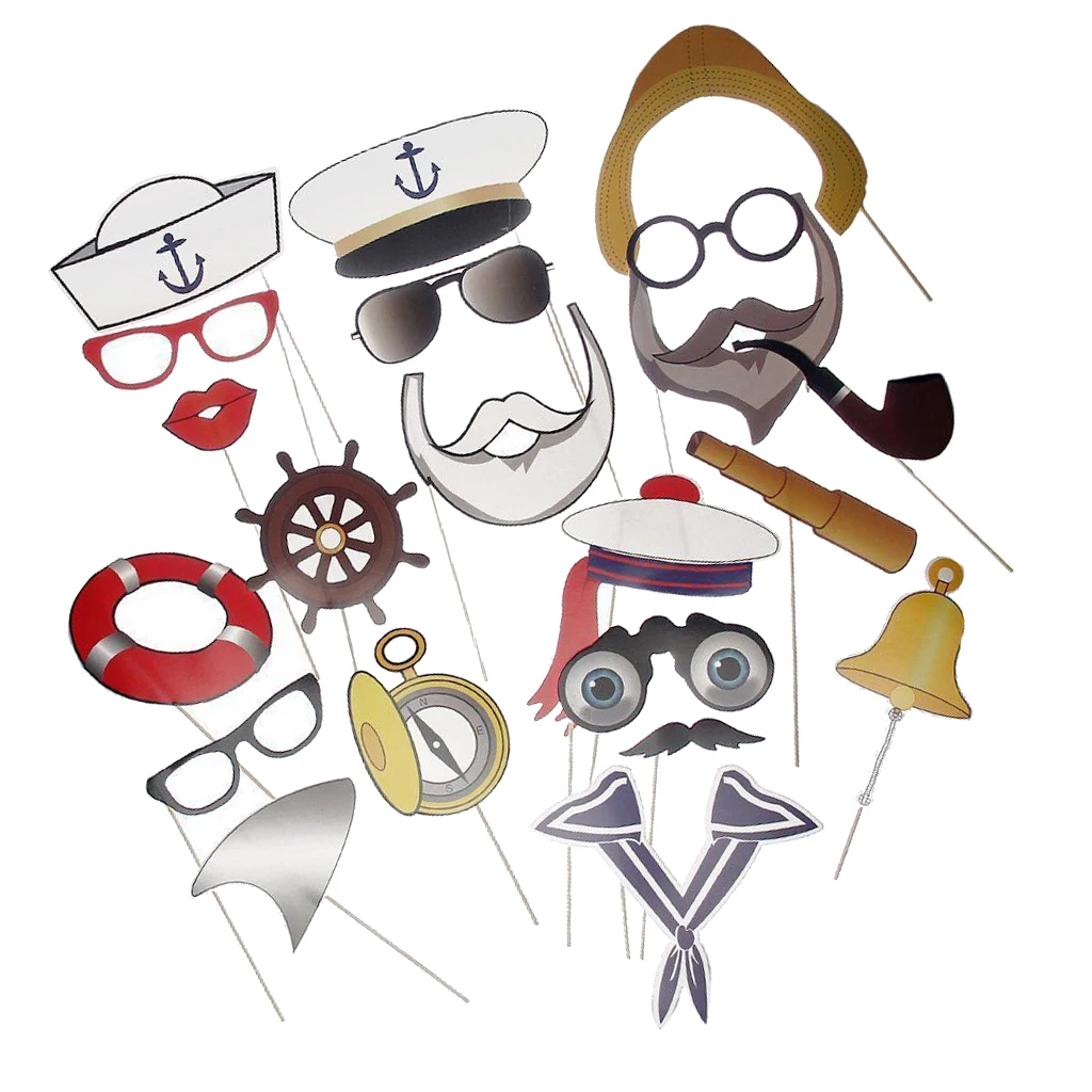Sailor Photo Booth Props Baby Shower Nautical Theme Kid Birthday Party Favor Gift Sailor Photo Booth Props Baby Shower Nautical Theme Kid Birthday Party Favor Gift