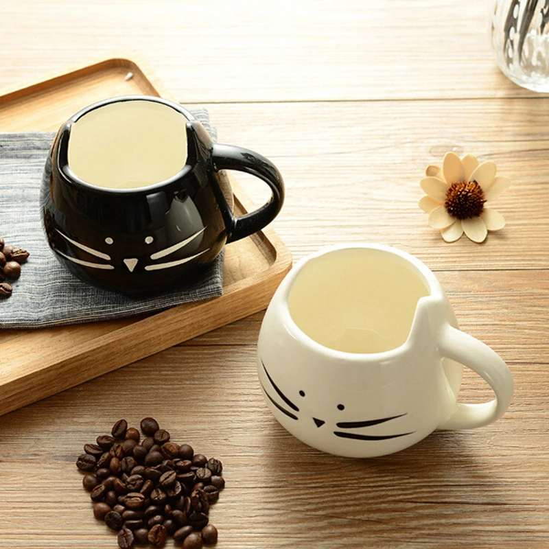 Cute Ceramic Coffee Mug Novelty Milk Tea Cups and Mugs Creative Cat Mugs with Spoon Animal Mugs Drinkware Christmas Gift
Cute Ceramic Coffee Mug Novelty Milk Tea Cups and Mugs Creative Cat Mugs with Spoon Animal Mugs Drinkware Christmas Gift