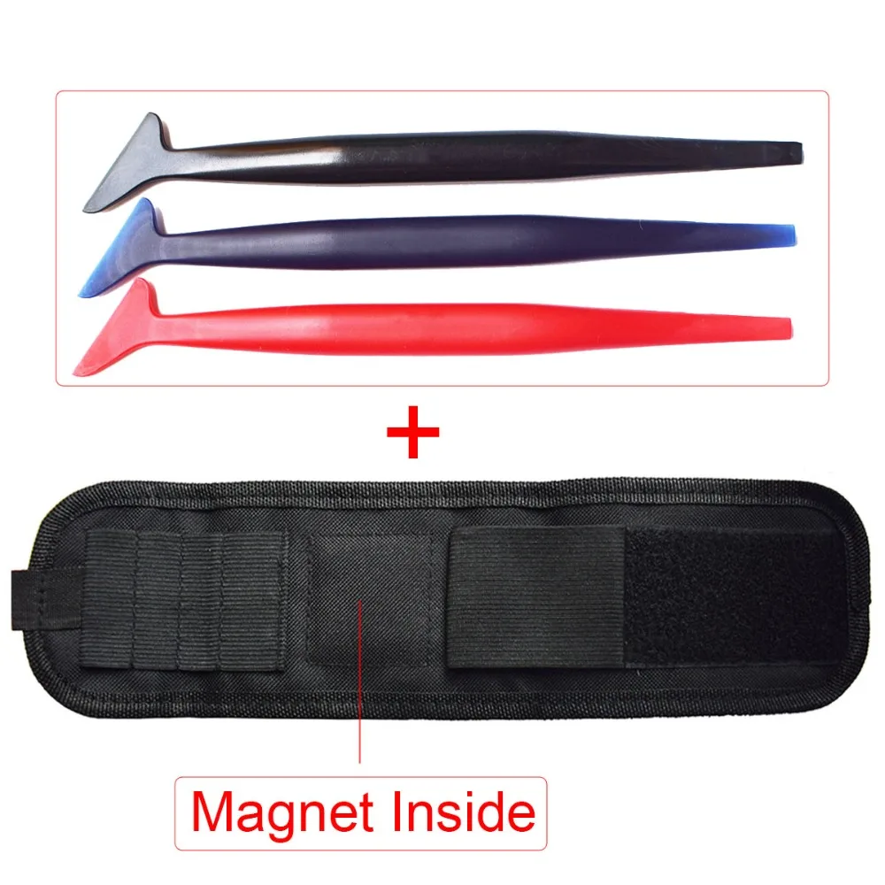 1PC Magnetic Wrist Bag 3pcs Vinyl Film Car Wrap Long Handle Cleaning Corner Squeegee For Auto Window Tint Stick Wrapping D09+B18
1PC Magnetic Wrist Bag 3pcs Vinyl Film Car Wrap Long Handle Cleaning Corner Squeegee For Auto Window Tint Stick Wrapping D09+B18