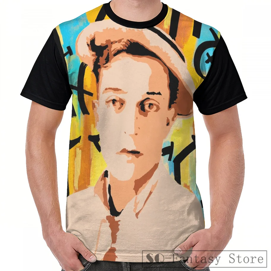 Fashion Casual print men t shirt women tops tee Buster Keaton 2 Graphic T-Shirt men summer Short Sleeve cute tshirts
Fashion Casual print men t shirt women tops tee Buster Keaton 2 Graphic T-Shirt men summer Short Sleeve cute tshirts