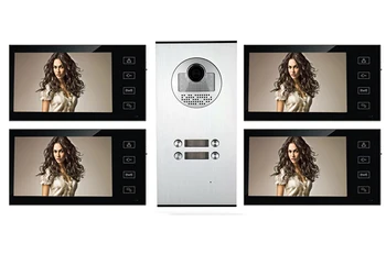 New Arrival Touch Key 7'' Color Video Intercom Camera Door Bell with 4 Monitors Video Door Phone for multi Apartments
New Arrival Touch Key 7'' Color Video Intercom Camera Door Bell with 4 Monitors Video Door Phone for multi Apartments