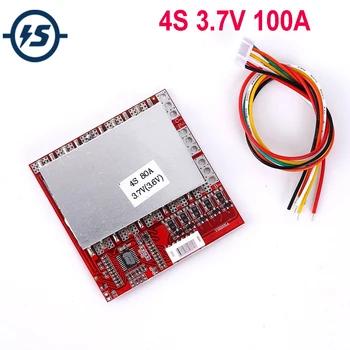 4S 3.7V Polymer Lithium-Ion Battery 14.8V 100A Charging Protector Balanced Function Board
4S 3.7V Polymer Lithium-Ion Battery 14.8V 100A Charging Protector Balanced Function Board